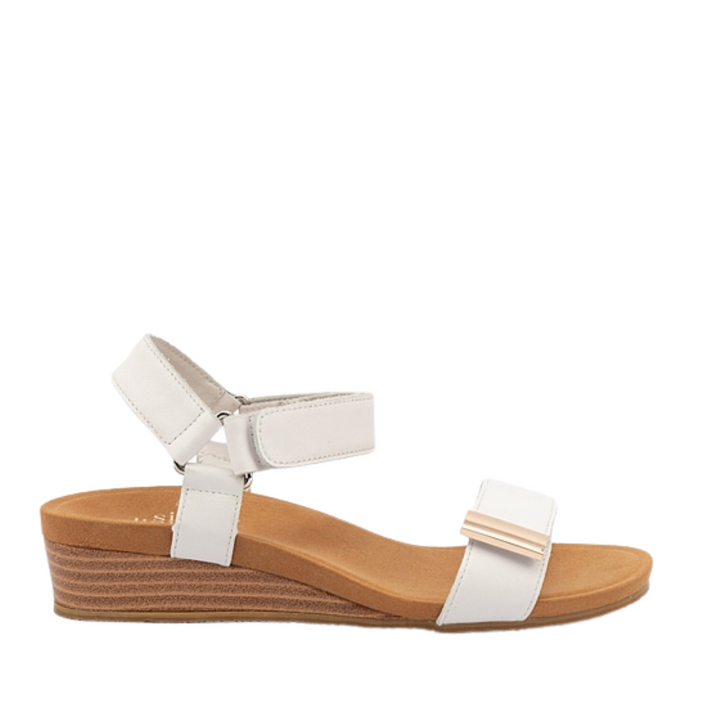 SILVER LINING UTICA SANDALS - WHITE