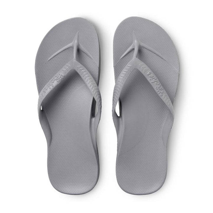 Archies arch support thongs - grey