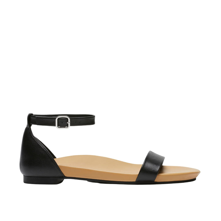 SECRA SHOES - POPPY - ARCH SUPPORT SANDALS - BLACK
