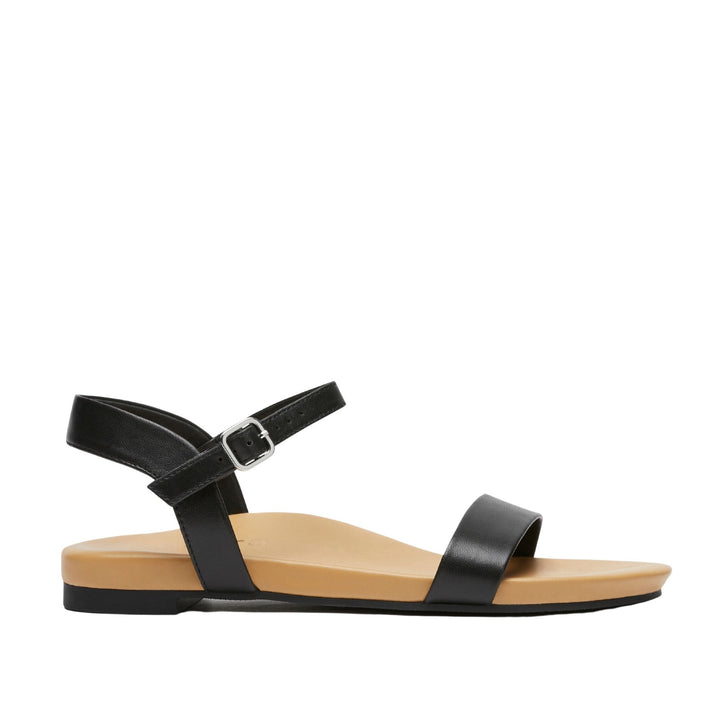SECRA SHOES - WILLOW - ARCH SUPPORT SANDALS - BLACK